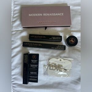 Anastasia Beverly Hills makeup bundle - eyeshadow eyebrow liquid lip